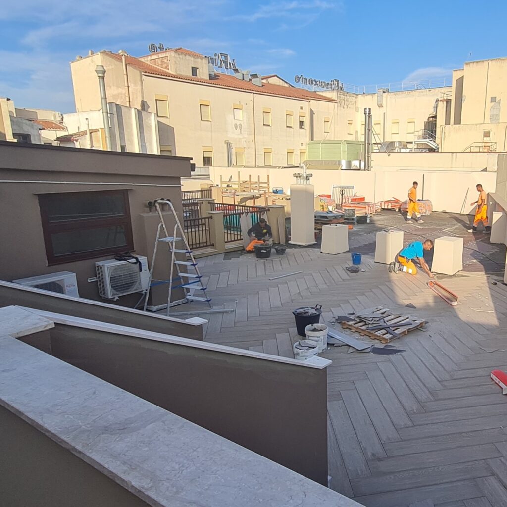 Ristrutturazione rooftop Cagliari
